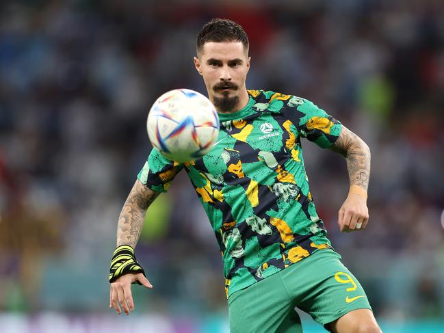 :Socceroo Jamie Maclaren is set to return to A-League duty this weekend. Picture: Francois Nel/Getty Images