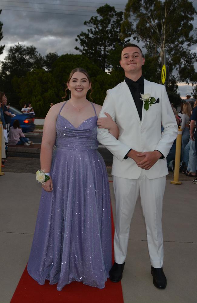 Chloe Harmer and Judd Greenaway at Assumption College's year 12 formal on April 22, 2025. Photo: Jessica Klein