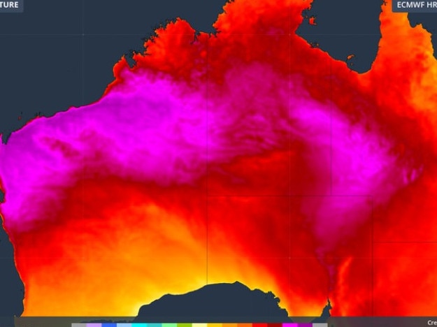 Heatwaves are expected for the northern part of the continent over the March 1 weekend. Picture: Weatherzone