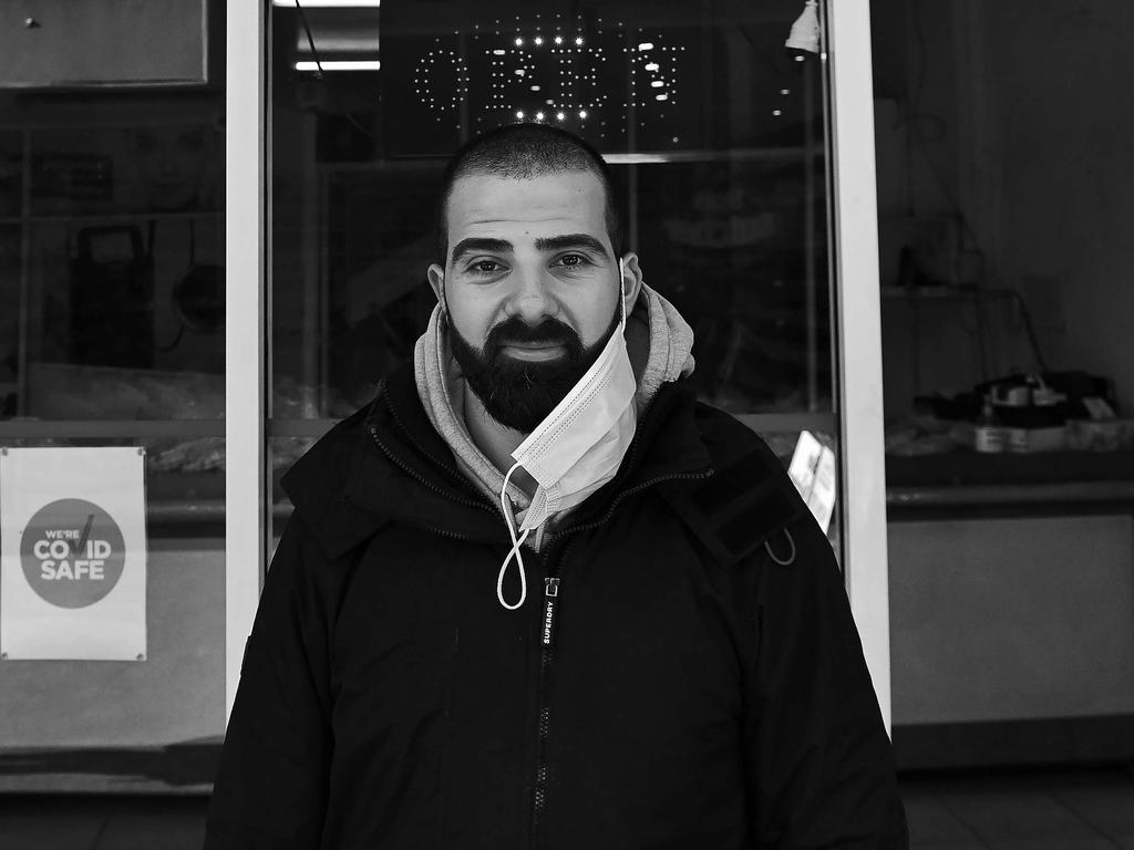 FACES OF LOCKDOWN: Mohamad Hamdan, 32, of Homebush Abdow Brothers Bakery owner at Guildford. Photo: Jeremy Piper