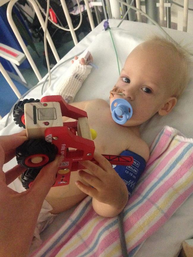 Rio, 17-months-old, sadly lost his battle with a rare artery disorder. Picture: Supplied