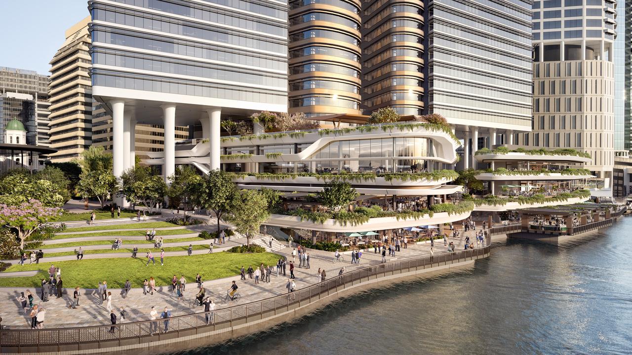 An artist's impression of the $2.5bn Waterfront Brisbane project.