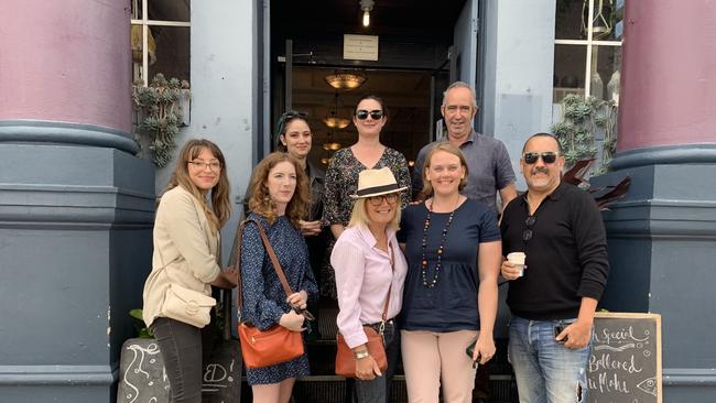 Northern Star staff in downtown Lismore CBD.