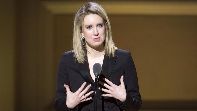 Elizabeth Holmes in 2015, before her fraud fully imploded. Picture: Carlo Allegri/Reuters