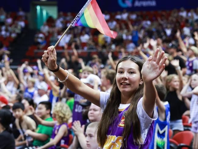 Supporters flocked to Qudos Bank Arena during the Pride Round clash. Picture: Getty Images