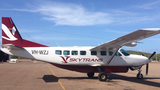 The 10 seat Cessna Caravan2b operated by Skytrans. Picture: Skytrans