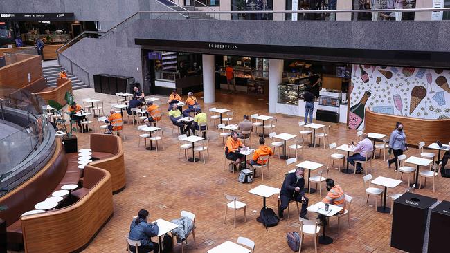 Melbourne is slowly opening up to inside dining; Picture: Ian Currie