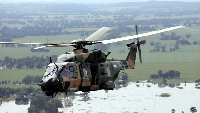 The MRH-90 Taipan helicopters were flown by the 6th Aviation Regiment.