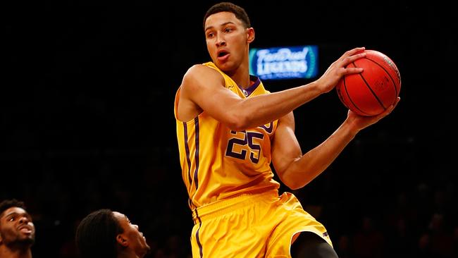 Ben Simmons has all the physical attributes to succeed in the NBA ... but NBA legend David Robinson says it might take a few years. Picture: Getty Images