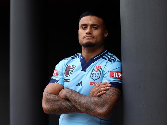 Spencer Leniu is expected to receive a hostile reception in the Origin series opener. Picture: Jason McCawley/Getty Images