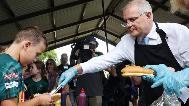 Has Prime Minister Scott Morrison dished up his last snag? Photo: Asanka Ratnayake