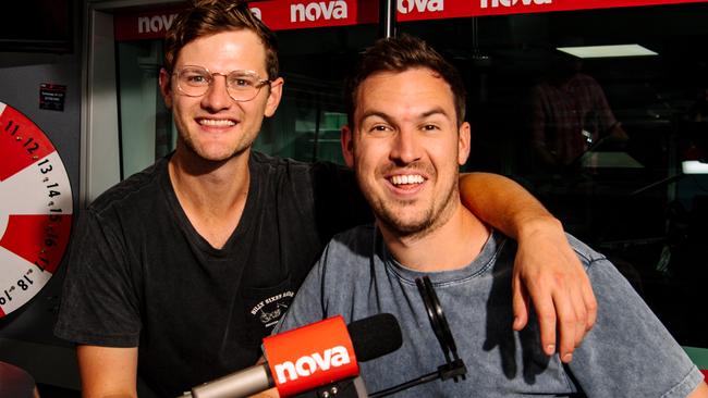 Nova brekky duo Ben Harvey and Liam Stapleton. Picture: Morgan Sette