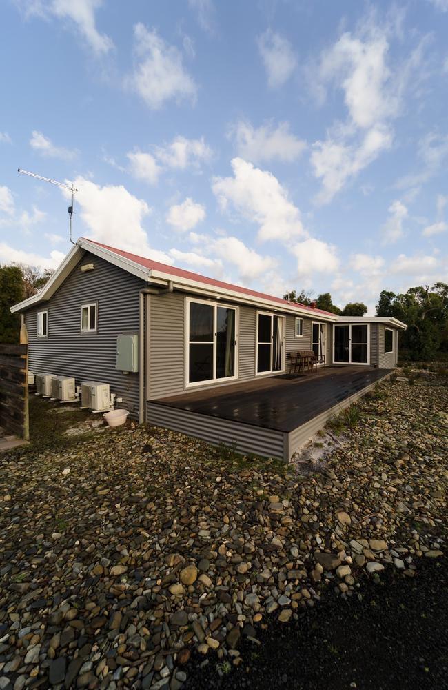 Umtali Beach House, which sits on the banks of the Little Forester River, near Bridport. Picture: Nic Betts Media