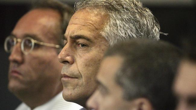 Epstein during a court appearance in 2008. Picture: AP