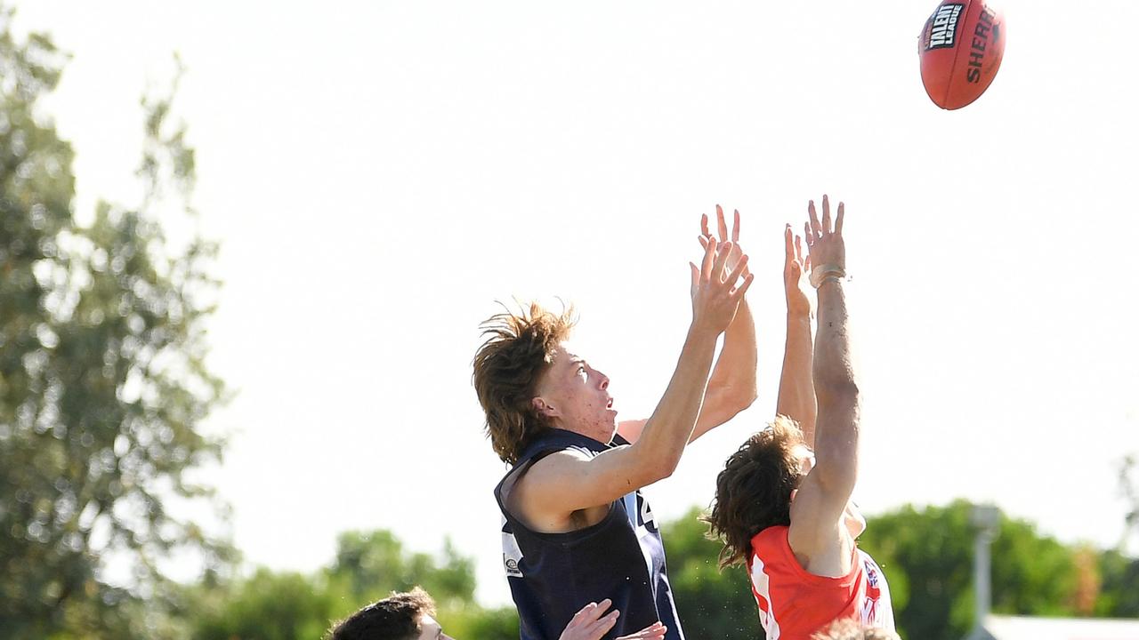 Western Bulldogs father-son prospect Jordan Croft has jumped up club draft boards this year. Picture: Getty Images