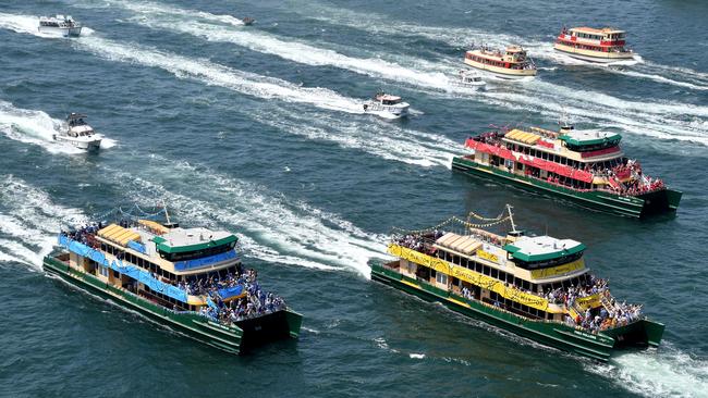 The passenger ferry race will be back too. Picture: AAP Image