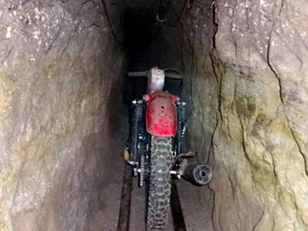The drug lord escaped from prison via a tunnel running from a construction site some distance away. The getaway vehicle was a motorbike. Picture: Supplied