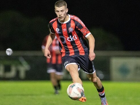 Filip Jovcevski in action for Altona Magic. Picture: MP Images