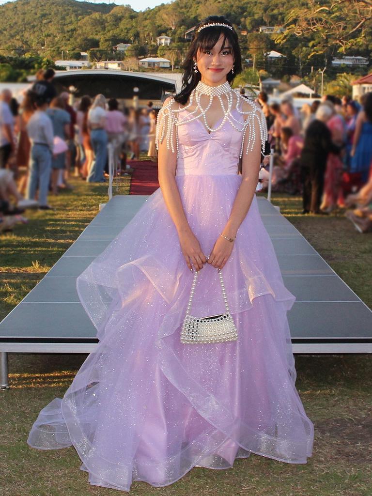 Jia at the St Ursula's College Formal.