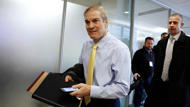 Ohio Republican Jim Jordan heads the House Judiciary Committee, which issued a report about ad spending on social-media platforms and conservative media outlets. Picture: Getty Images