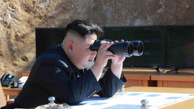 North Korea preparing another missile launch. Picture: AFP