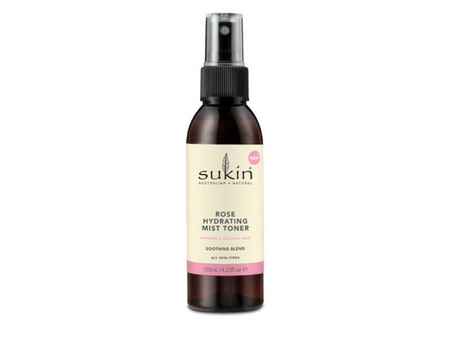 Sukin rose hydrating mist toner. Picture: Supplied