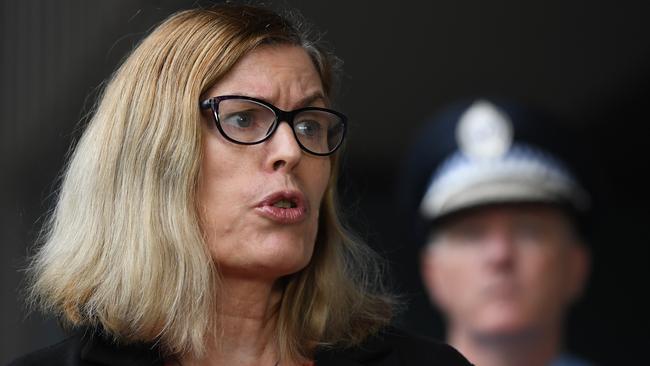 NSW Chief Health Officer Dr Kerry Chant speaks to the media. Picture: AAP.