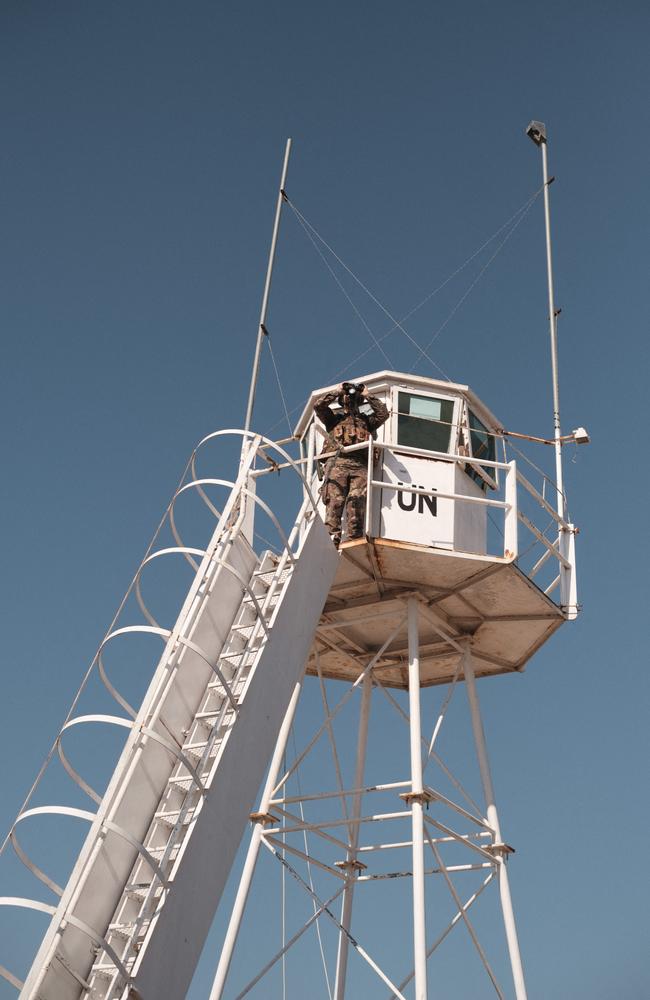 The United Nations peacekeeping force in Lebanon has refused an Israeli request to relocate from some positions in the country’s south. Picture: Hans Lucas via AFP