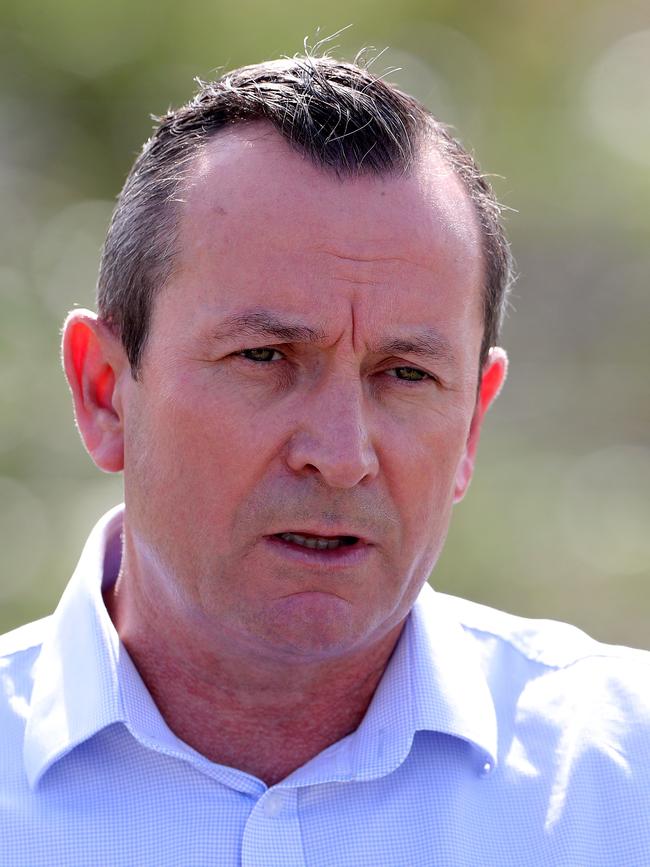 WA Premier Mark McGowan. Picture: Richard Wainwright/AAP