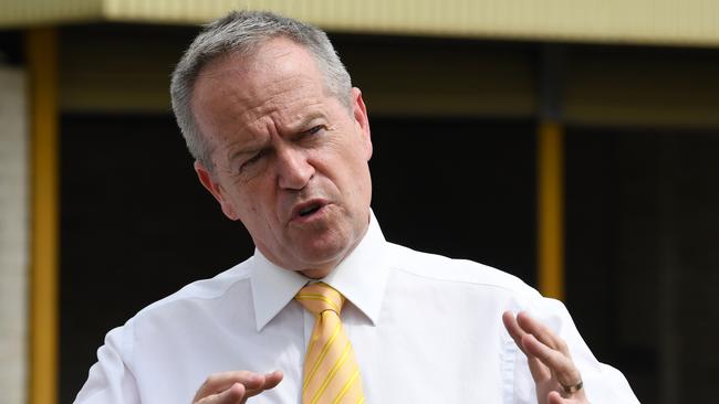 Opposition leader Bill Shorten. Picture: AAP Image/Dean Lewins