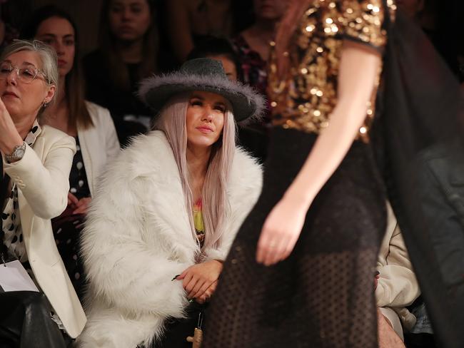 She was later spotted sitting in the front row of another show. Picture: Fiona Goodall/Getty Images