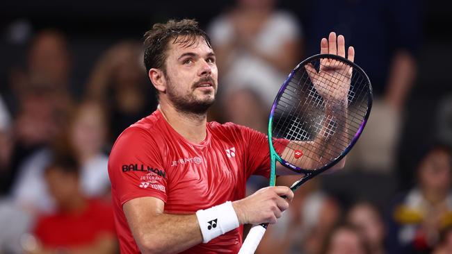 Former Australian Open champion Stan Wawrinka gave Switzerland an unassailable lead over Kazakhstan. (Photo by Chris Hyde/Getty Images)