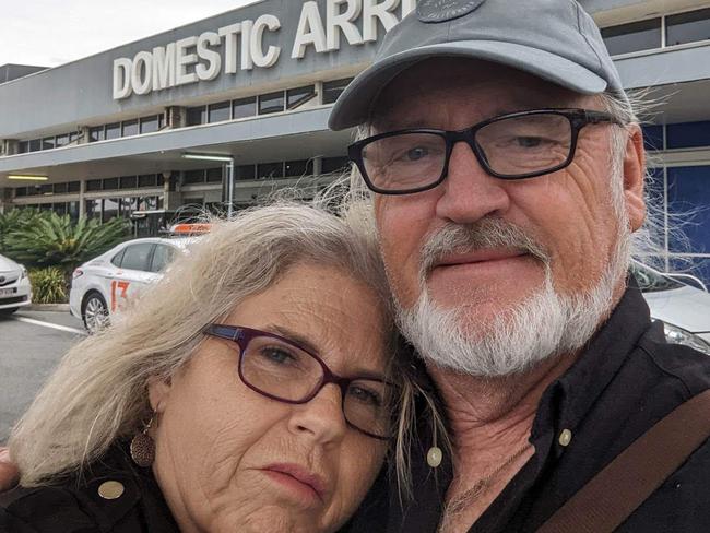 Gold Coast couple Christine Arundel and Robert Green. Picture: supplied