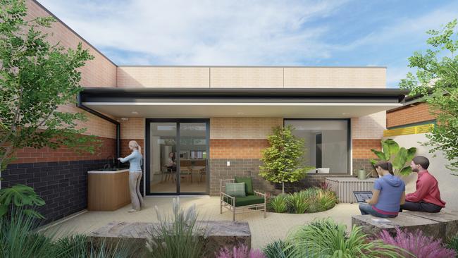 Rendered images of the upgraded Mount Gambier and Districts Health Service Picture: Supplied.