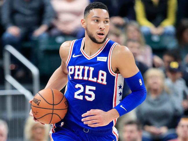 Ben Simmons has been offered a monster deal by his NBA team the Philadelphia 76ers. Picture: AFP