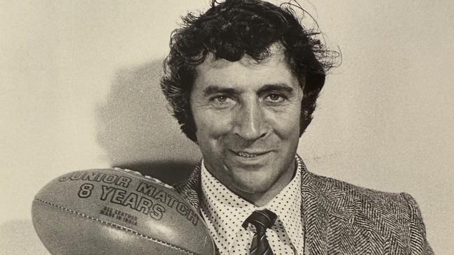 Peter Bevilacqua when he was state director of what was then the Tasmanian Australian National Football League (TANFL) in the late 1970s.
