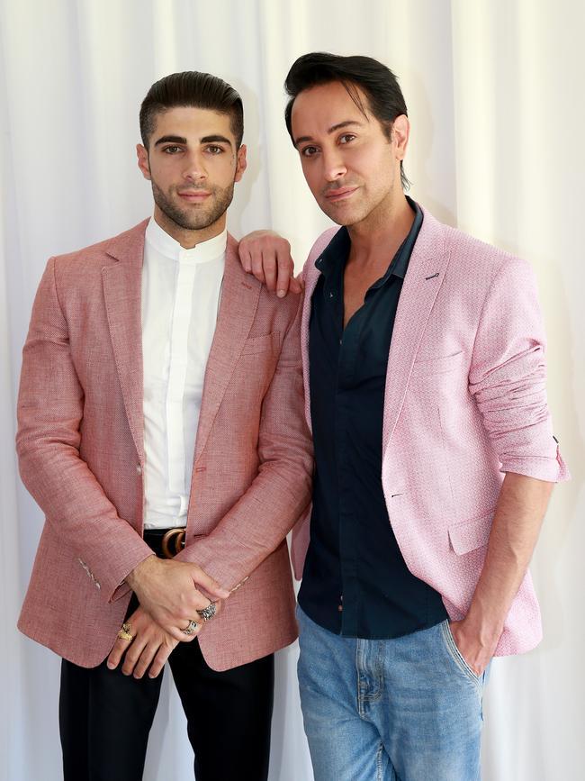 Ibby Moubadder and Romel Kouyan from My Kitchen Rules. Picture: Toby Zerna