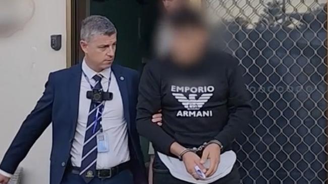 Gone Prculovski and Michael Trajanovski were arrested on Tuesday and charged with alleged historical child sex assault offences. Picture: NSW Police