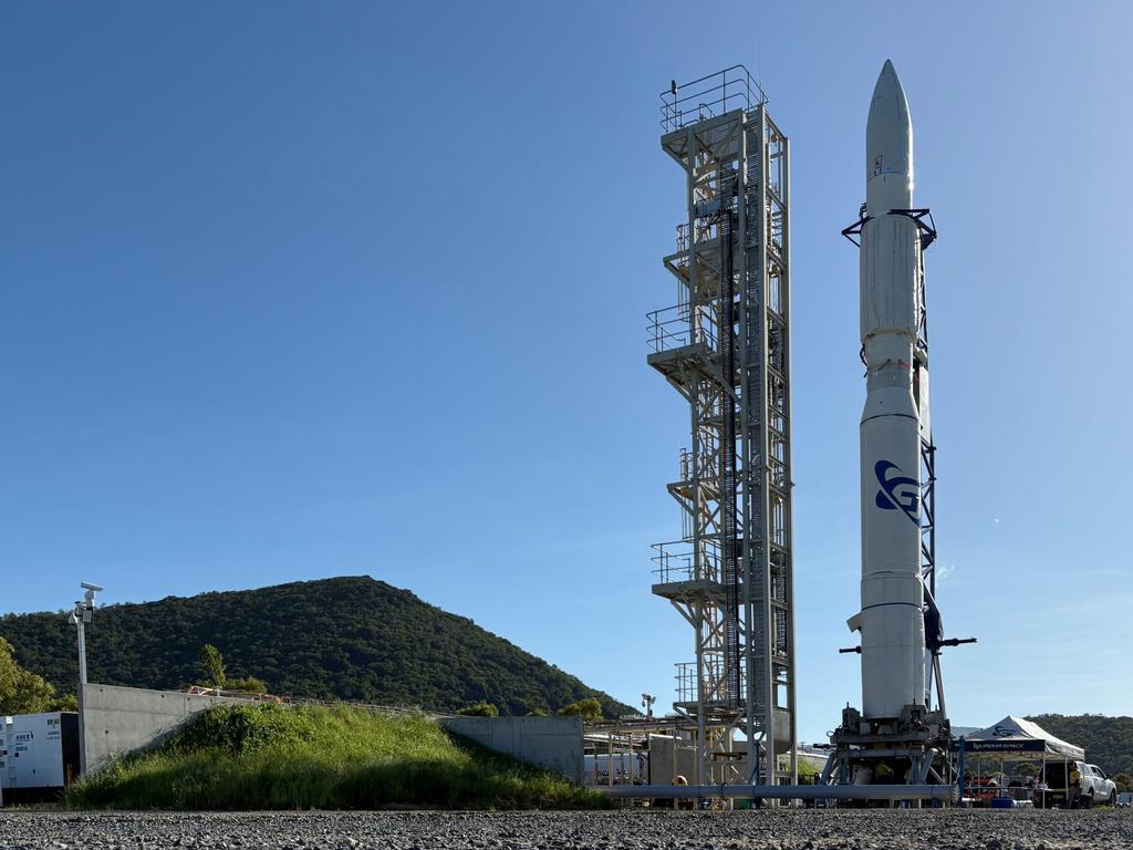 Gilmour Space Technologies is getting closer to the launch of its Eris rocket from a space station near Bowen. Picture: Gilmour Space Technologies.