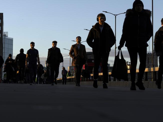 The UK dropped its work-from-home guidance in January. Picture: Dan Kitwood/Getty