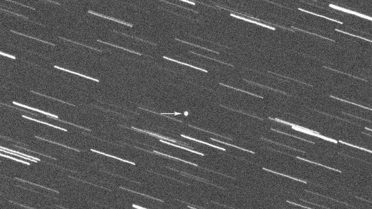 A colossal celestial traveller dubbed 2008 OS7, classified as a potentially hazardous asteroid PHA, is poised to pass Earth. Picture: Virtual Telescope Project