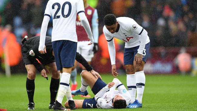 Son Heung-min’s injury is a huge blow for Spurs. Photo: Justin Tallis / AFP