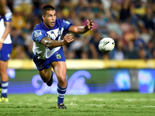 Michael Lichaa in action against the Cowboys. Picture: Alix Sweeney