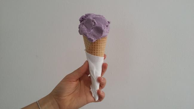 Evercream Ice Creamery Purple Yam. Picture: Supplied