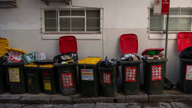 SYDNEY, AUSTRALIA - NewsWire Photos, March 03, 2024. Rubbish left by Mardi Gras revellers lay scattered on the ground at Durlingust :   Picture: NCA NewsWire / Flavio Brancaleone