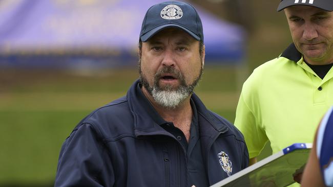 Sacred Heart Coach, Jon Symonds was happy with his team’s relentless performance against Scotch in round one. Picture: Matt Loxton