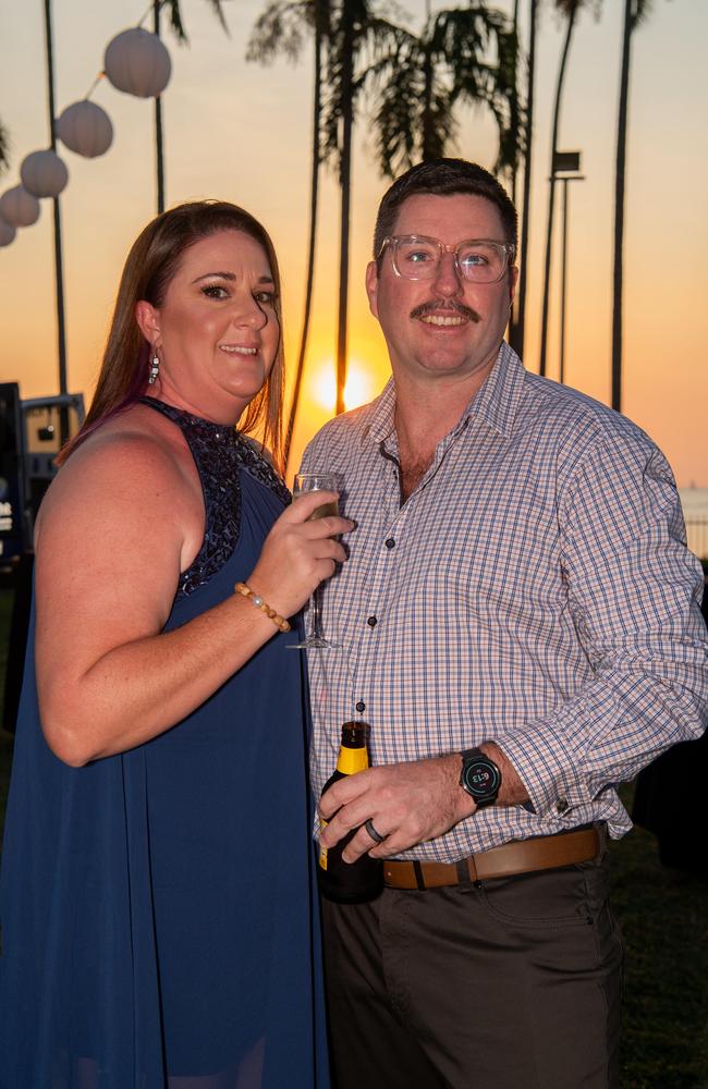 Steven Harris and Hope Harris at the Great Humpty Ball Darwin 2024. Picture: Pema Tamang Pakhrin