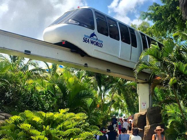 Sea World Resort. Monorail Queensland, Australia. Picture: Instagram