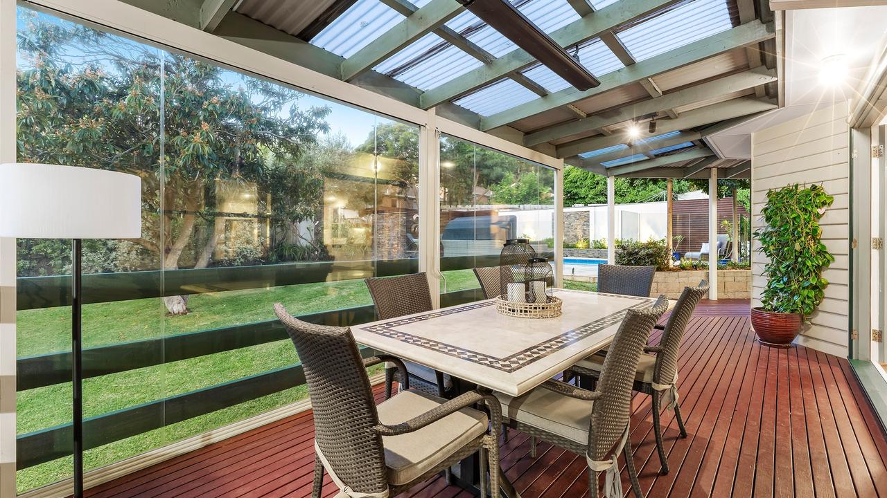 The Norths have hosted plenty of birthdays, engagements and family events on their undercover deck.