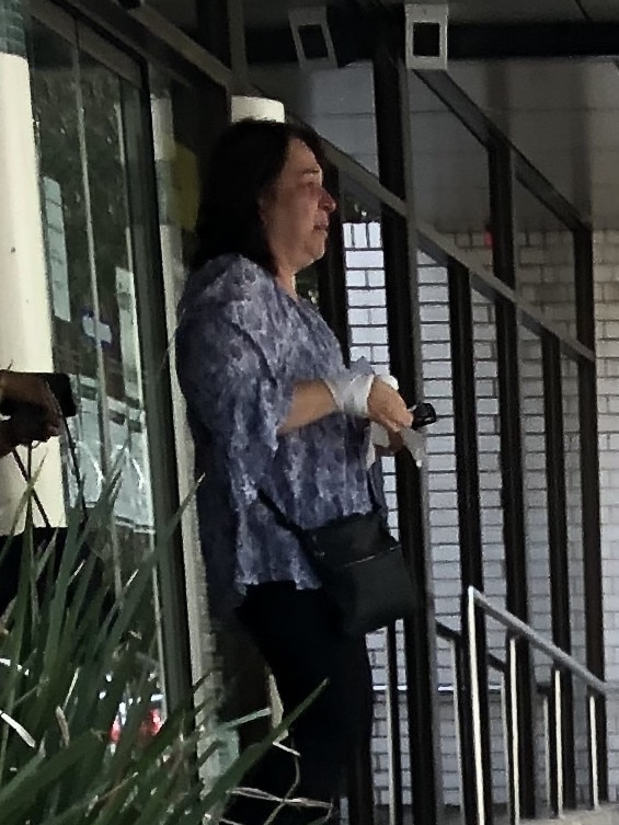 Sina Ventura leaves Fairfield Local Court after a sentence was handed down for the charge of negligent driving occassioning death. Picture: Tony Ibrahim
